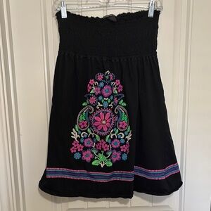 Embroidered Black Shirt